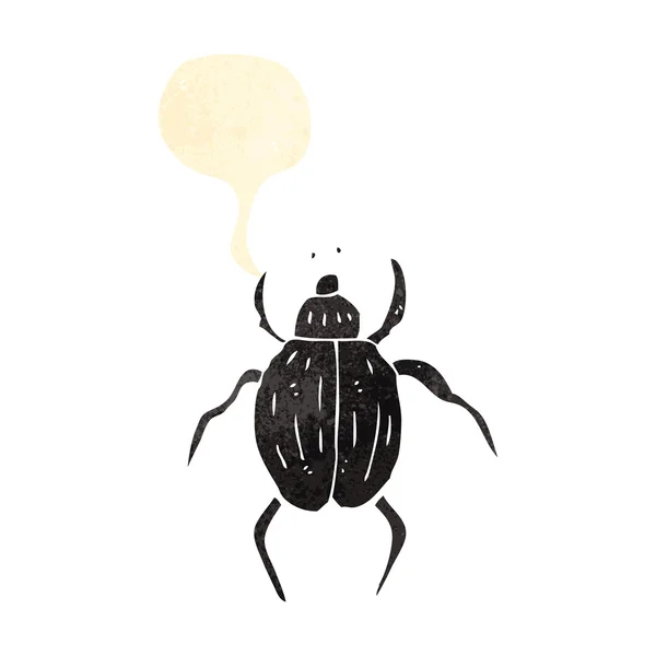 复古卡通甲虫 — 图库矢量图片