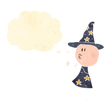 Retro çizgi film Sihirbazı