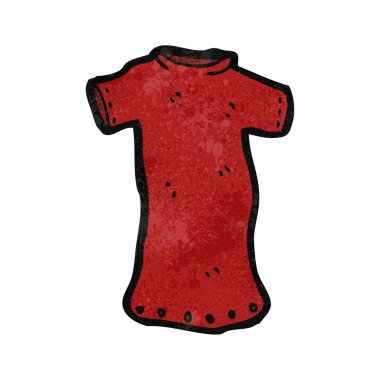 Retro karikatür tee gömlek