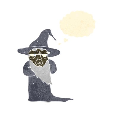 Retro çizgi film Sihirbazı