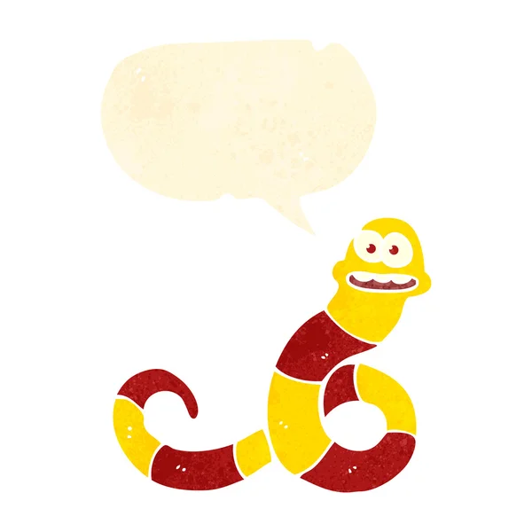 Retro karikatür yılan — Stok Vektör