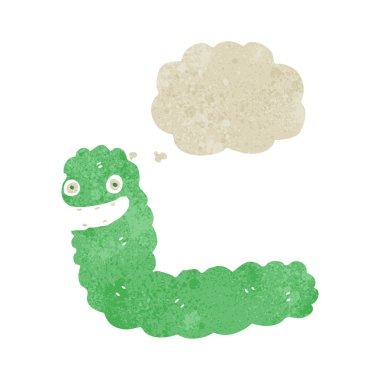 Retro karikatür tırtıl