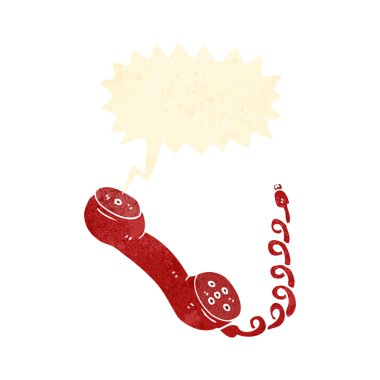 Cartoon stokmens in hoge hoed met tekstballon