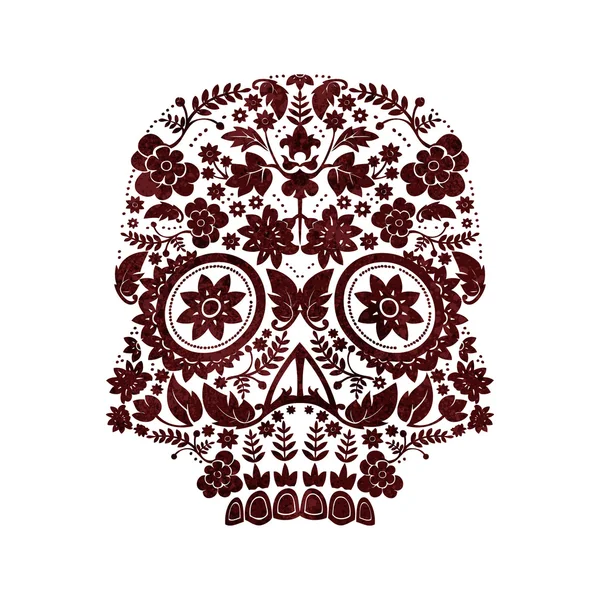 Day of the dead skull design — Stock Vector