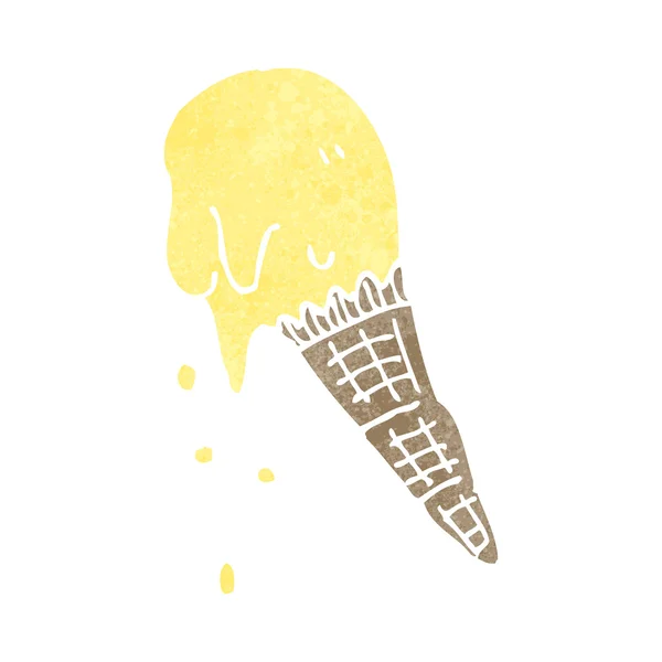 Ретро мультяшне морозиво — стоковий вектор