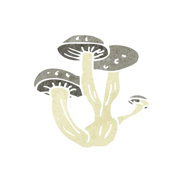 Retro tecknade svamp — Stock vektor