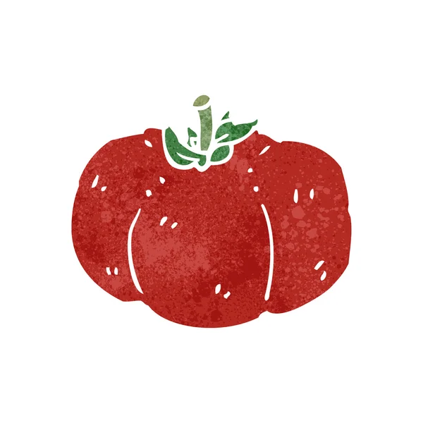 Tomate dessin animé rétro — Image vectorielle