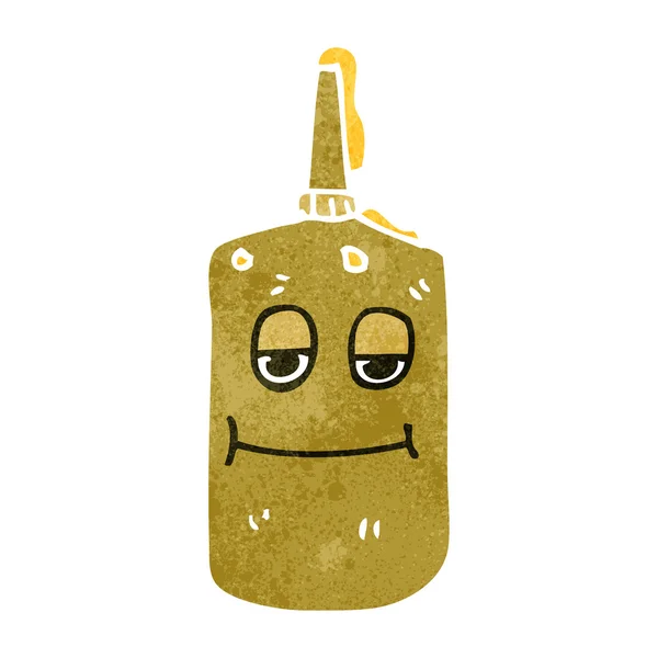 Ретро-бутылка горчицы — стоковый вектор