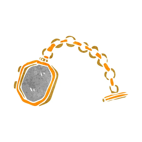 Pendentif antique dessin animé rétro — Image vectorielle