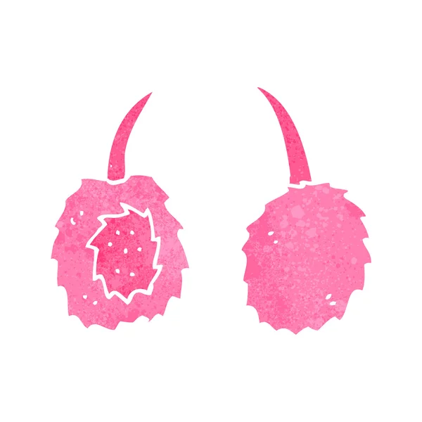 Manchons d'oreille de dessin animé rétro — Image vectorielle
