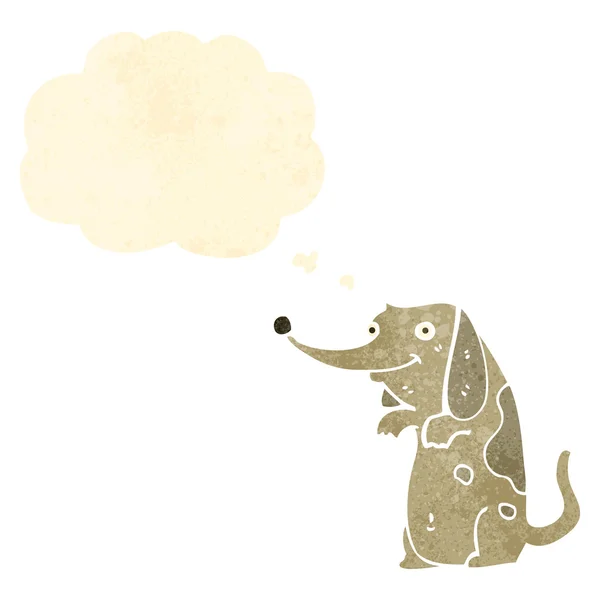 Ретро мультфільм маленька собака — стоковий вектор