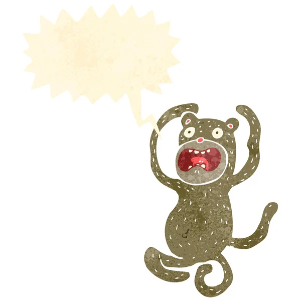 Retro karikatür maymun — Stok Vektör