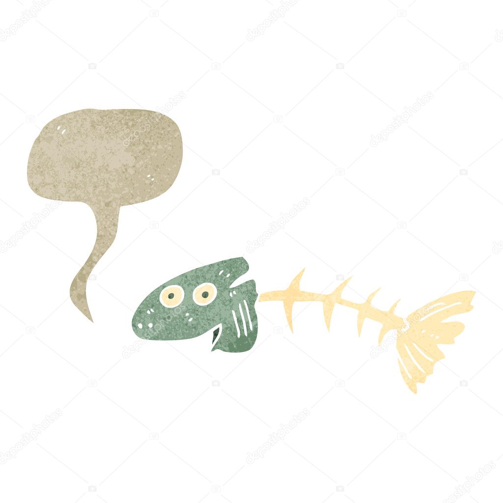 レトロな漫画の古い魚の骨 ストックベクター C Lineartestpilot レトロな漫画の古い魚の骨 ストックベクター C Lineartestpilot