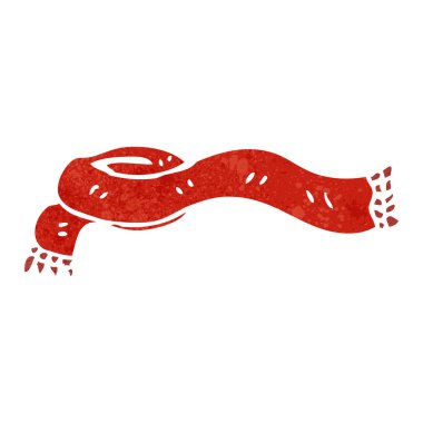 Retro karikatür eşarp