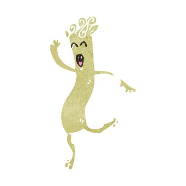 karikatür büyülü yaratık