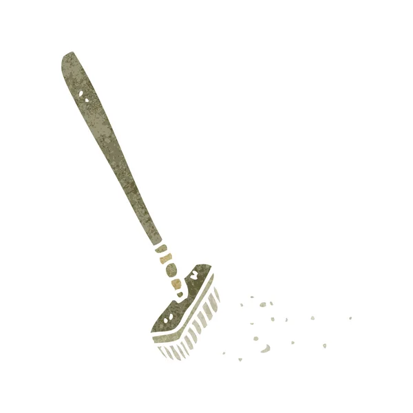 Brosse de dessin animé rétro — Image vectorielle