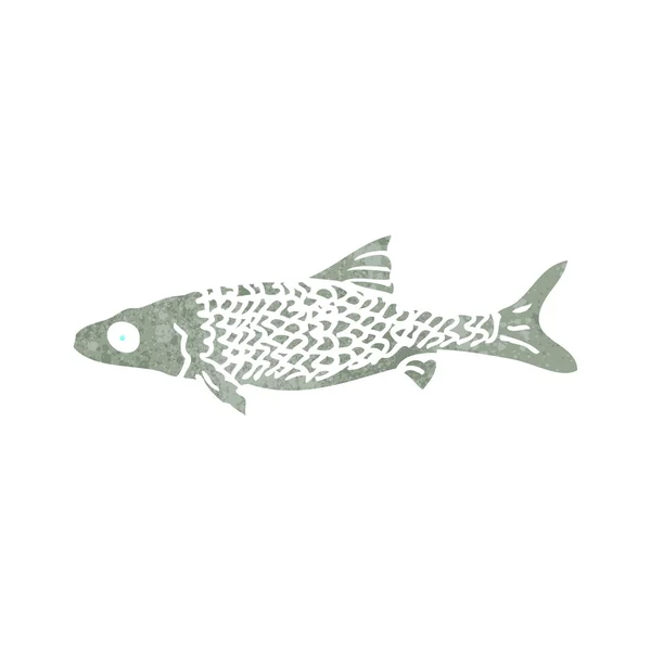 Retro cartoon fish — Stock Vector