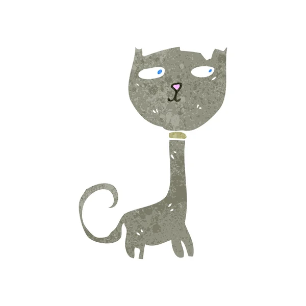 Ретро-мультяшный кот — стоковый вектор