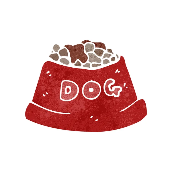 Comida de cão desenhos animados — Vetor de Stock