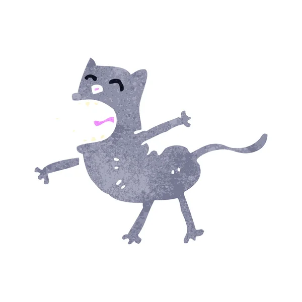 Cartone animato gatto divertente — Vettoriale Stock
