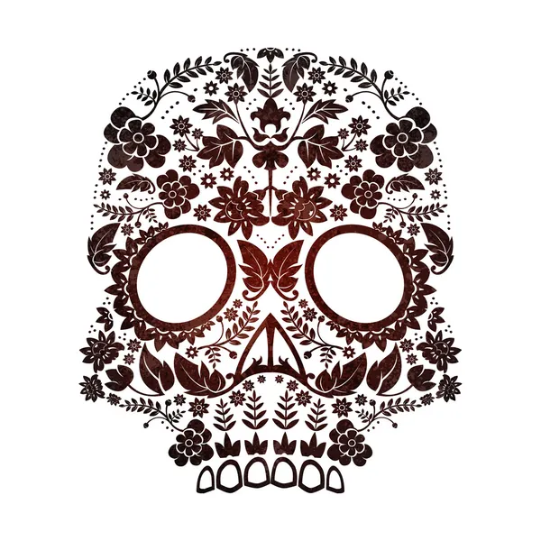 Día del cráneo muerto — Vector de stock