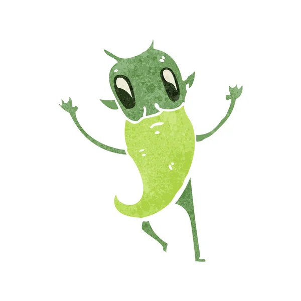 Cartoon dancing imp — Stock Vector