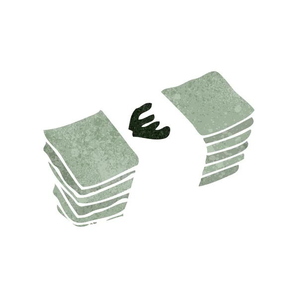 Cartoon pile d'argent — Image vectorielle
