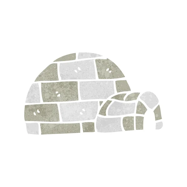 Cartoni animati igloo — Vettoriale Stock