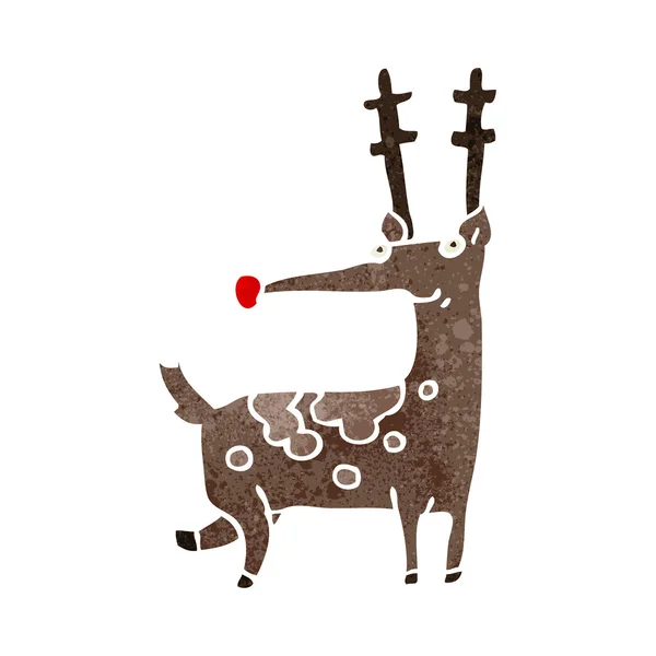 Карикатурный олень — стоковый вектор