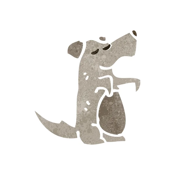 Σκύλος cartoon ρετρό — Διανυσματικό Αρχείο