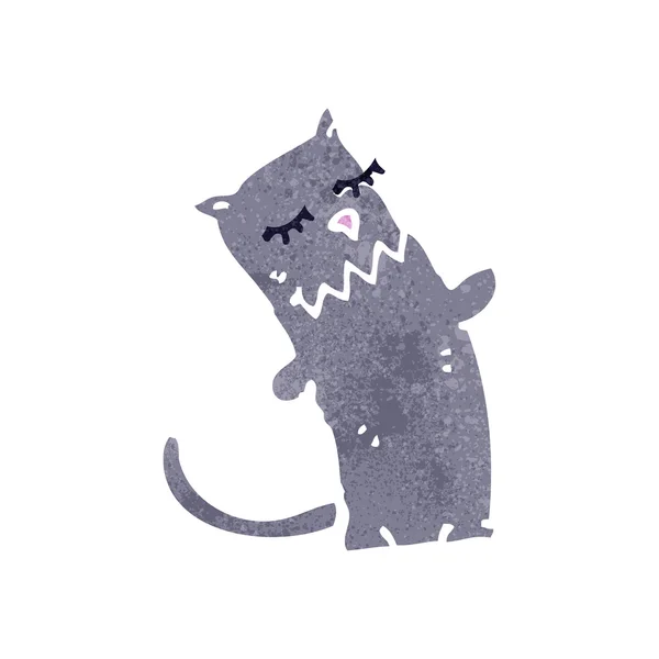 Retro Cartoon Katze — Stockvektor