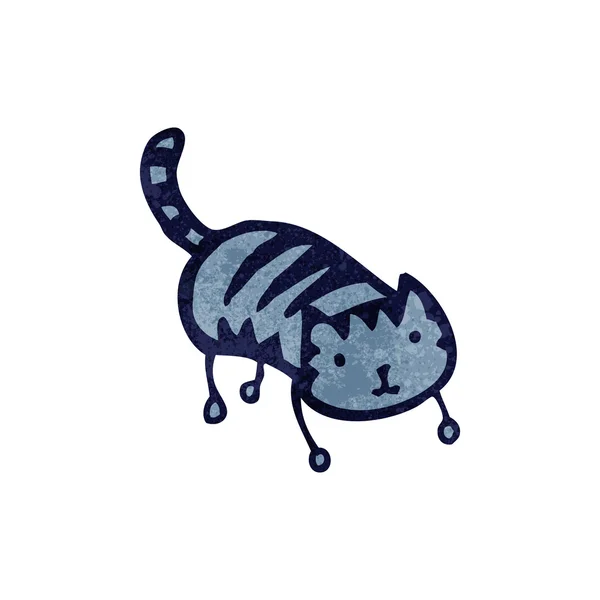 Cartoon cute little cat — Stock Vector