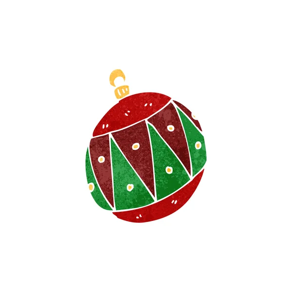 Desenhos animados retro decoração de Natal — Vetor de Stock