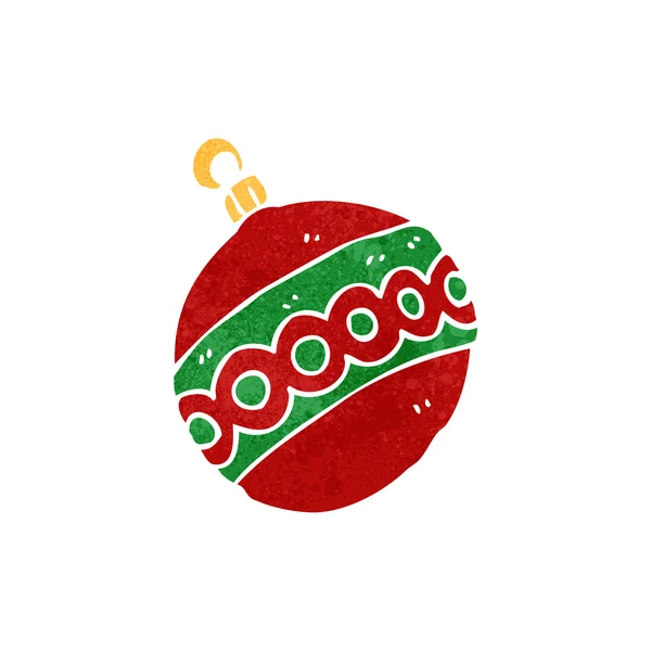Desenhos animados retro decoração de Natal —  Vetores de Stock