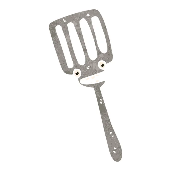 Retro cartoon spatula — Stock Vector