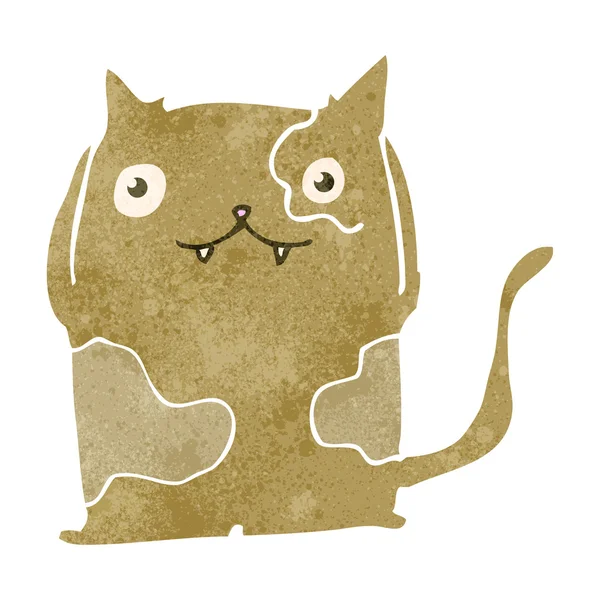 Retro karikatura legrační kočka — Stockový vektor