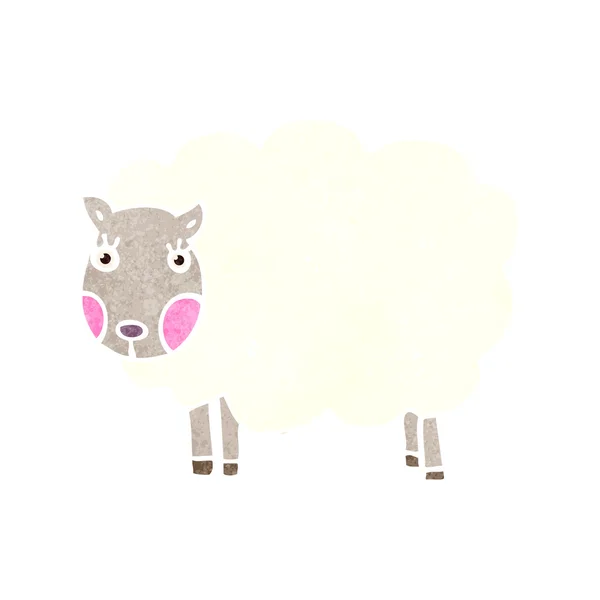 Retro cartoon schapen — Stockvector