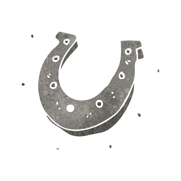 Символ счастливой лошадиной обуви Retro — стоковый вектор