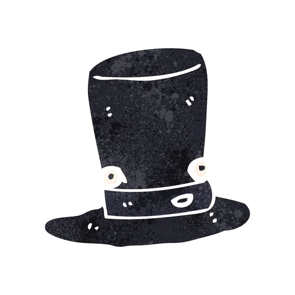 Retro cartoon top hat — Stockvector