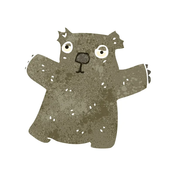 Retro karikatür wombat — Stok Vektör