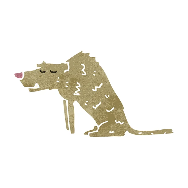 Retro cartoon hyena — Stockvector