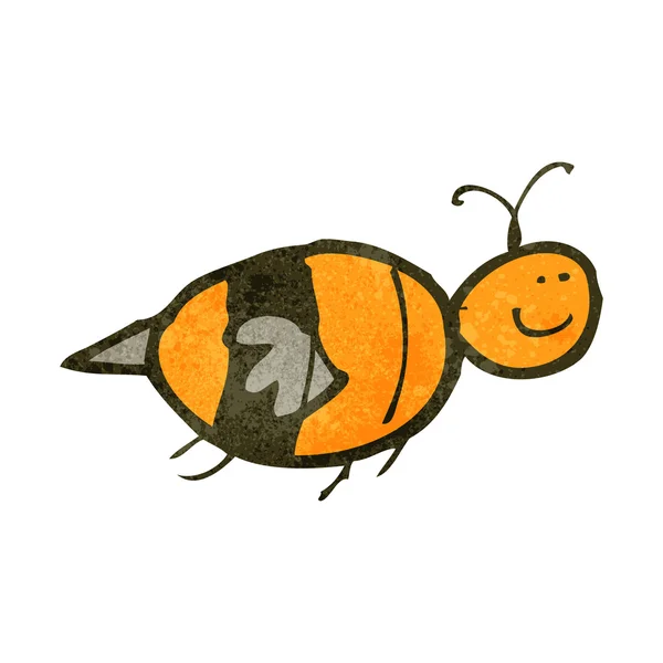 Ретро-мультфільм Бджола — стоковий вектор