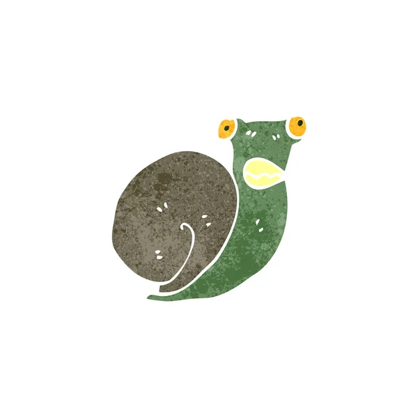 复古卡通蜗牛 — 图库矢量图片