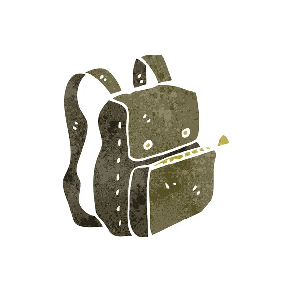 Bolso de dibujos animados retro — Vector de stock