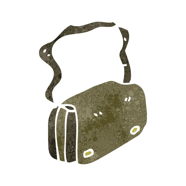 Bolso de dibujos animados retro — Vector de stock