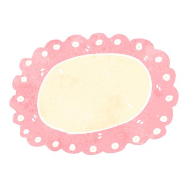 Retro karikatür Dekoratif kenarlık