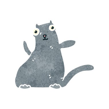 komik kedi retro çizgi filmi