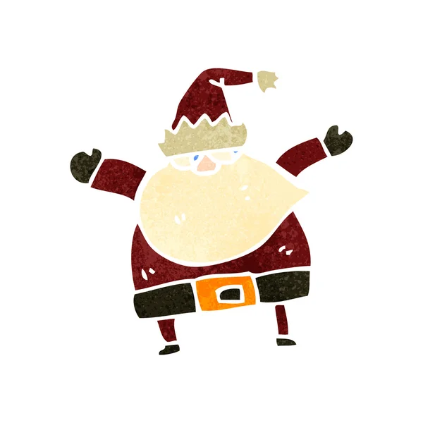 Ретро-мультфильм Санта-Клаус — стоковый вектор