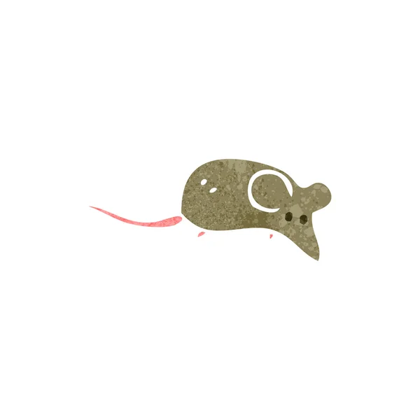 Retro tecknad mus — Stock vektor