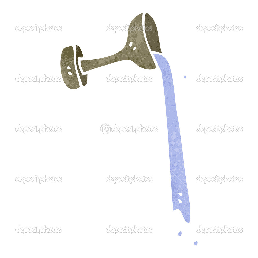 Dessin Animé Noir Et Blanc Verser De Leau Image